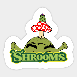 Shrooms on Shrek Sticker